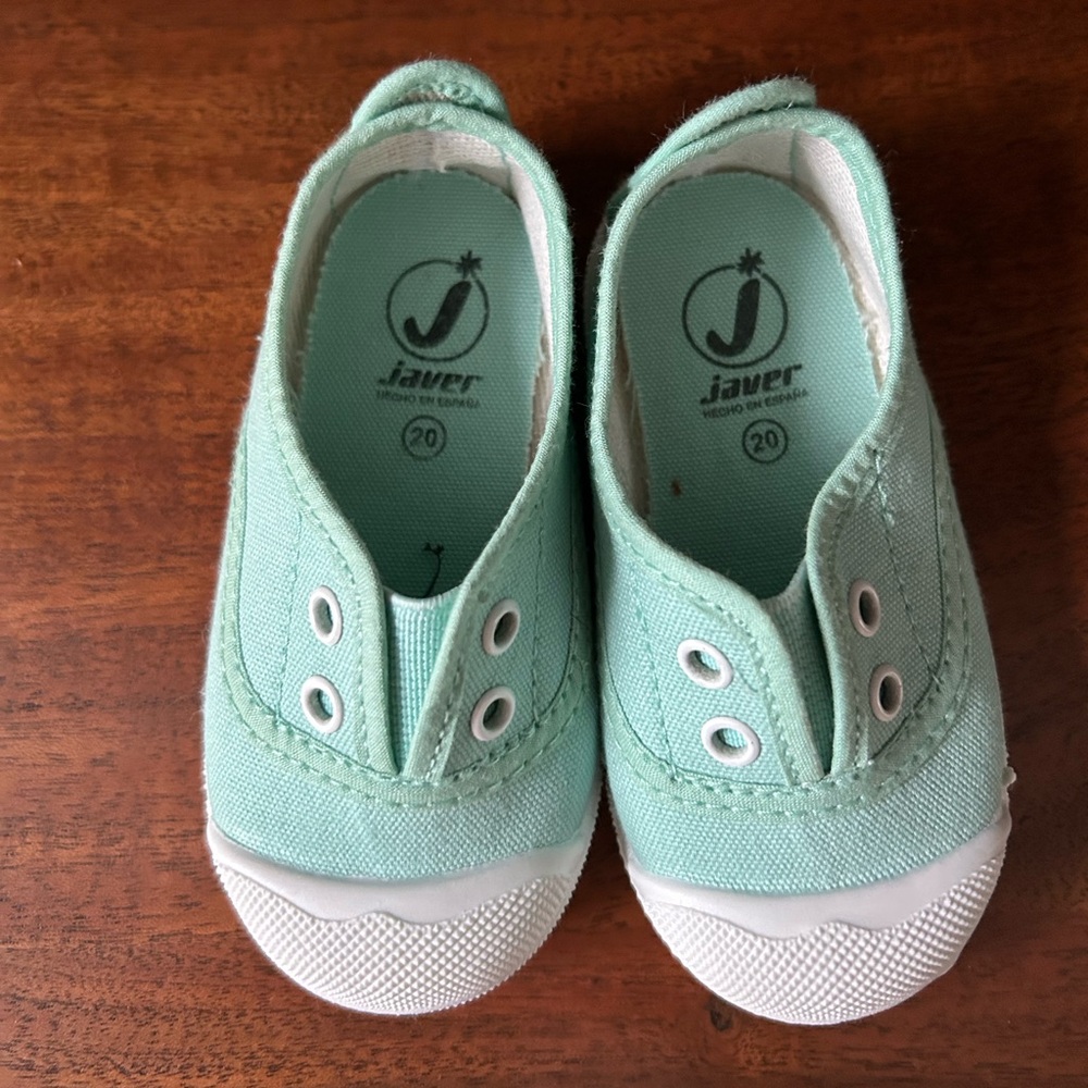 NWOT Kids' Mint Green Slip-On Sneakers
